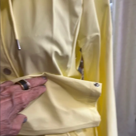 Rains Yellow Hooded Raincoat - Picture 5 of 12